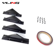 Universal Black Rear Bumper Diffuser