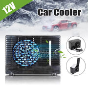 Car Air Conditioner 12V Electronic Water Cooling Adjustable Cooling Fan Removable Air Cooler Portable Water Chiller