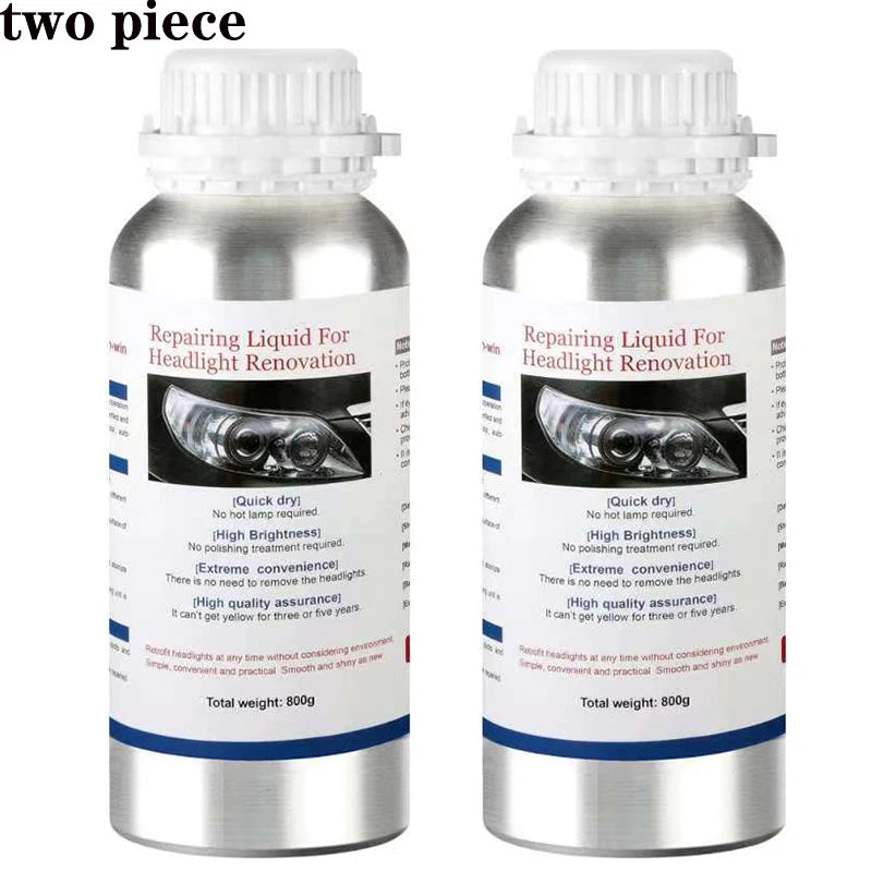 Headlight Lens Restoration & Polishing Fluid – 800mL