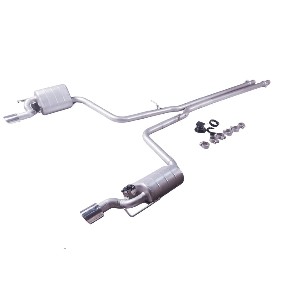 304 Stainless Steel Catback Valvetronic Exhaust System for Mercedes-Benz 3.5L 2009-2017
