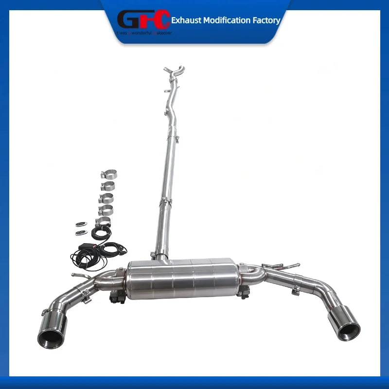 304 Stainless Steel Valved Cat-Back Exhaust System for MINI Countryman Cooper S JCW 2010-2016