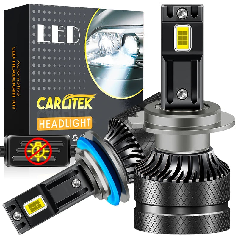 H1/H4/H7/H11/9005/9006 LED Headlight Bulb – 6000K, CANBUS