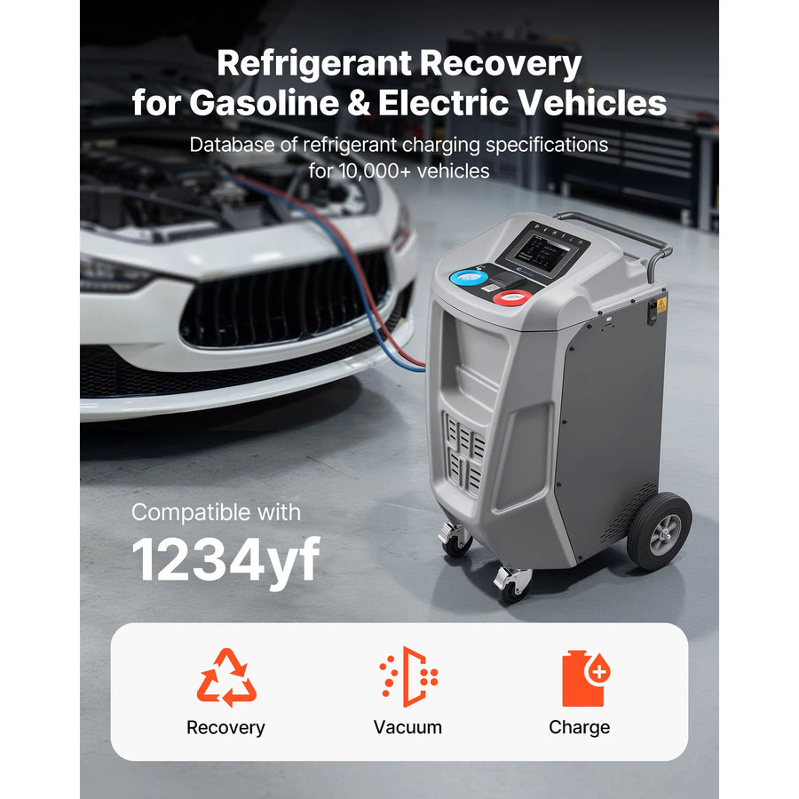 Automatic R-134a / R-1234yf Automotive A/C Service Machine