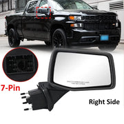 Power-Heated Right Mirror for 2019–2021 Chevrolet Silverado 1500 WT – 7/16-Pin