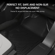 All-Weather Floor Mats and Cargo Liner Set for Ford Bronco 2021 2025 Left Hand Drive Waterproof