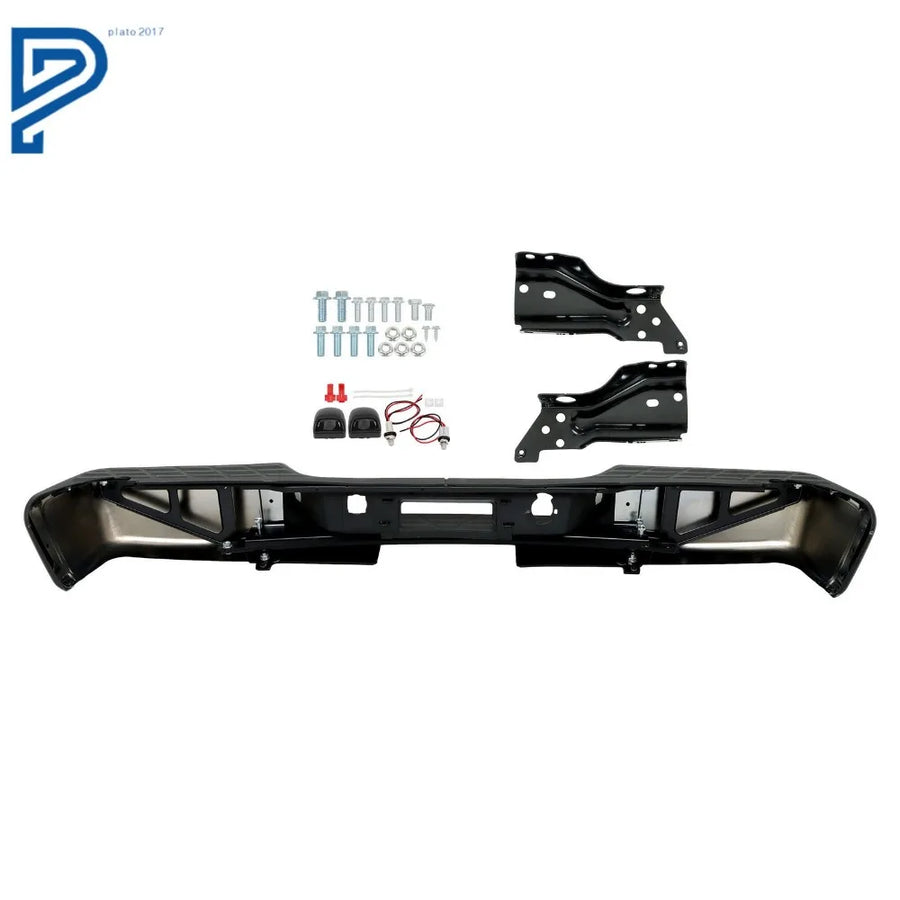 Chrome Rear Bumper Assembly for 2007–2013 Chevrolet Silverado/GMC Sierra 1500