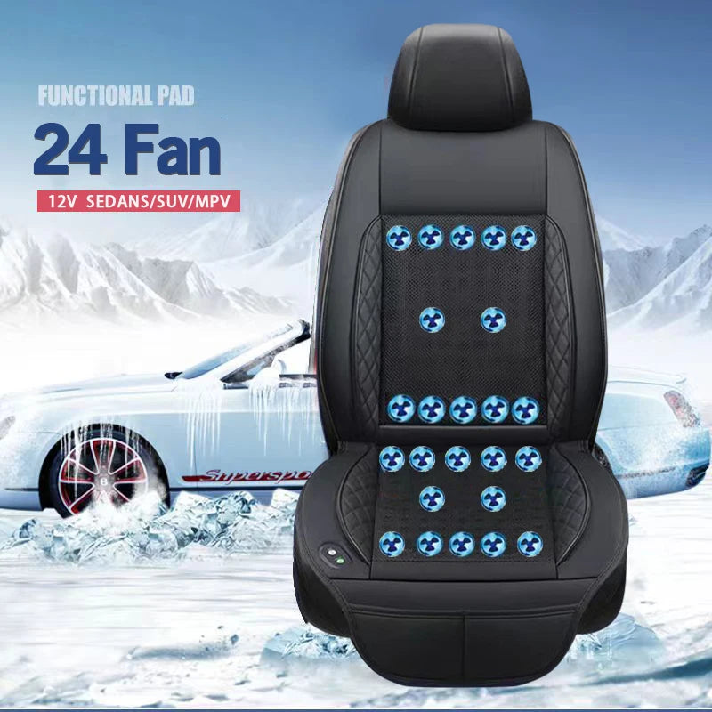 Universal 12V Ventilated Cooling Car Seat Cushion