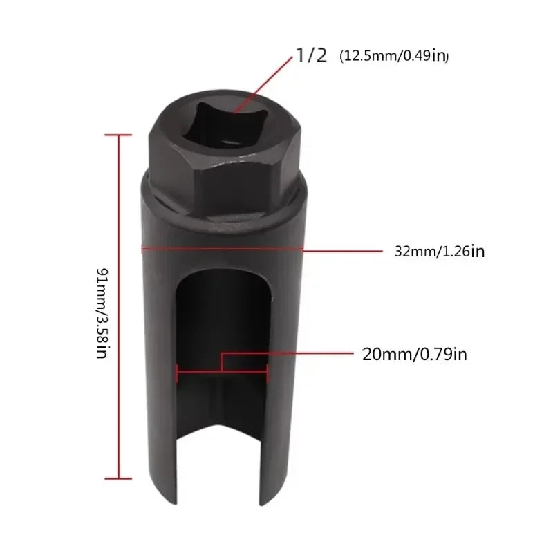 22 mm Oxygen Sensor Socket – 1 or 2 Pack