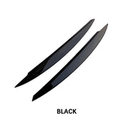 Gloss Black Headlight Eyebrow Trim Set for 2014–2017 Volkswagen Golf
