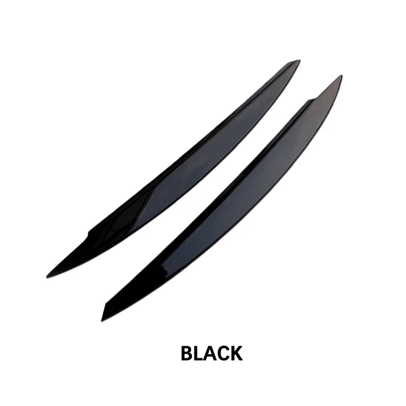 Gloss Black Headlight Eyebrow Trim Set for 2014–2017 Volkswagen Golf