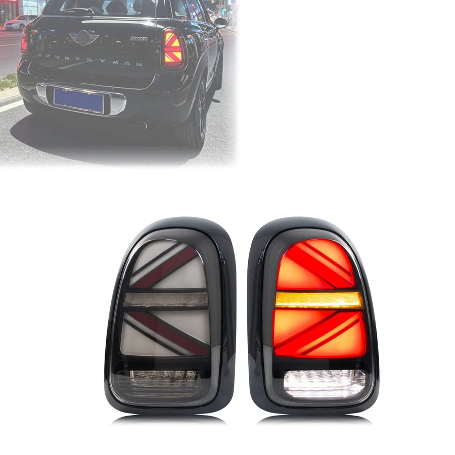 MINI Countryman F60 Smoked Sequential LED Tail Light Pair – 2017–2023