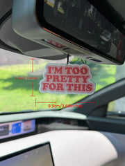 Berlin Girl Hanging Car Air Freshener – GW1747