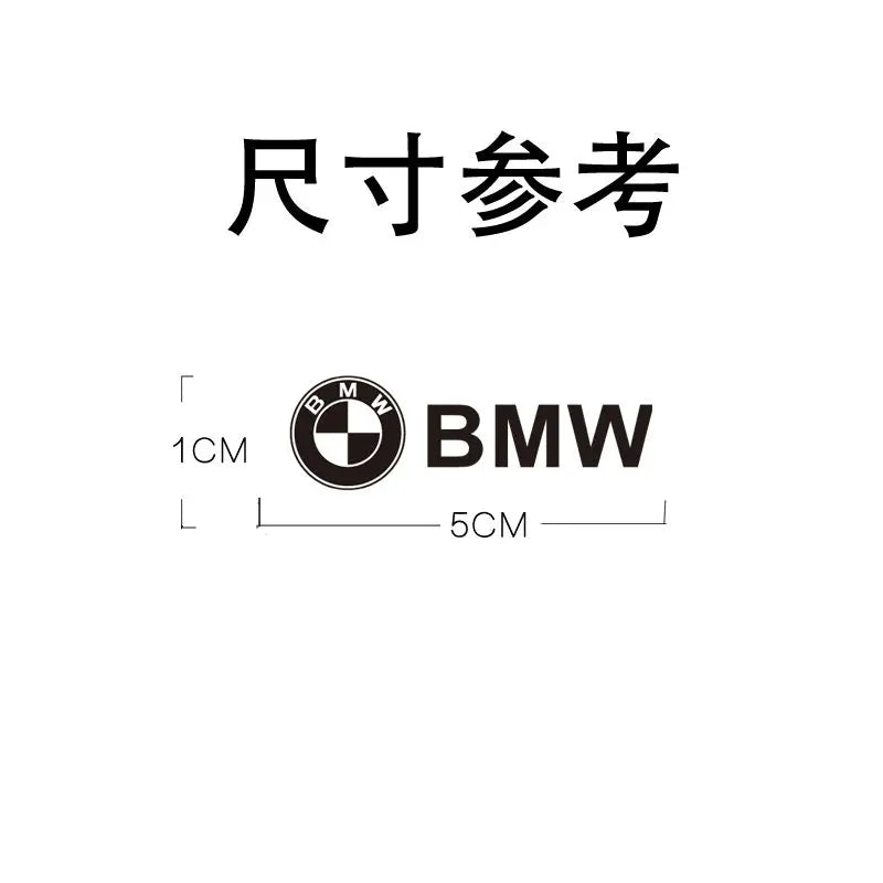 3D Car Metal Creative Stickers Waterproof Stickers for BMW 1 3 5 7 Series X1 X3 X4 X5