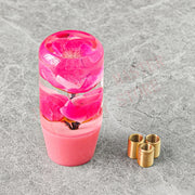 Universal 15cm Acrylic Flower Manual Gear Shift Knob