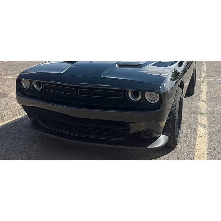 Black Front Bumper Lip Valance for 2015–2023 Dodge Challenger