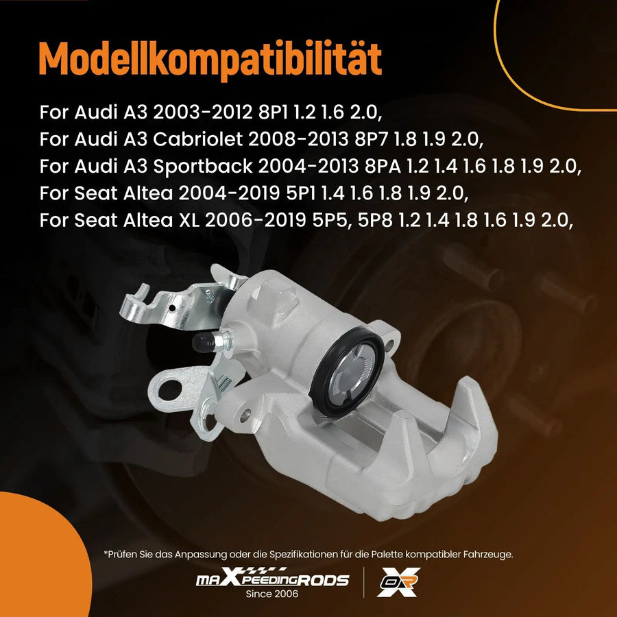Rear Left Brake Caliper for Volkswagen Golf MK4-MK6 & Jetta MK4