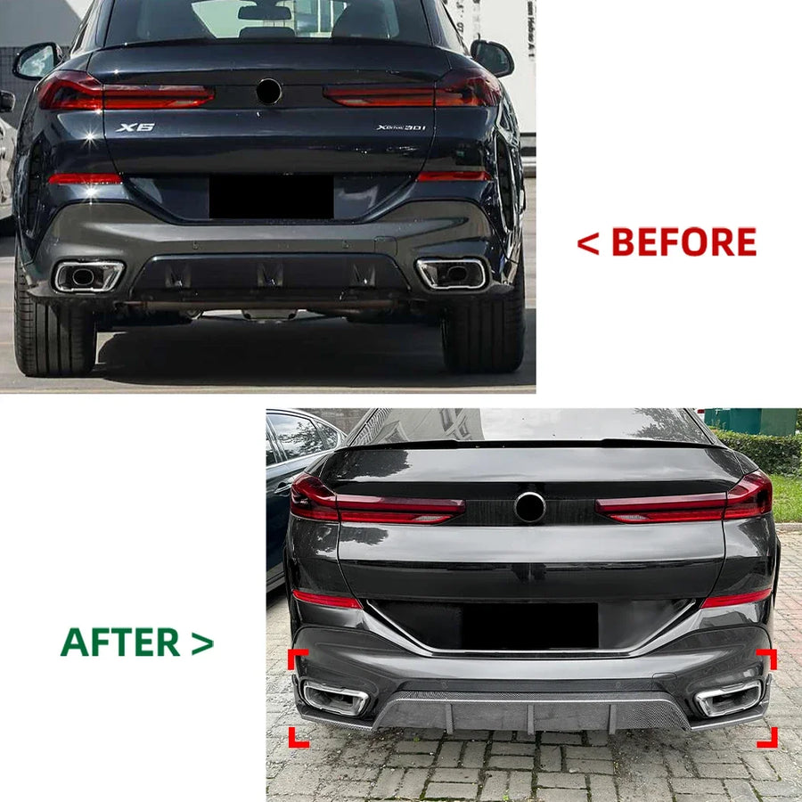 Rear Bumper Diffuser for BMW X6 G06 2019+