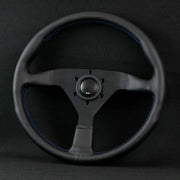 350mm Monte Carlo Style Leather Sport Steering Wheel