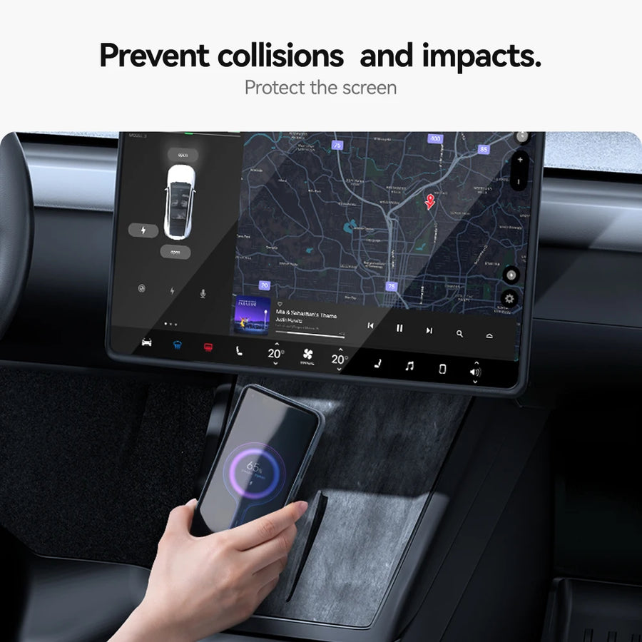 Silicone Rearview Mirror Protector for Tesla Model 3/Y 2025