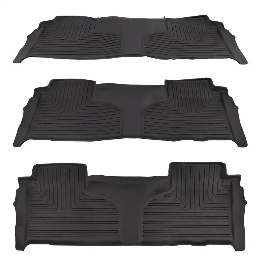 All-Weather Floor Mats for Chevrolet Suburban 2021-2025 GMC Yukon Xl
