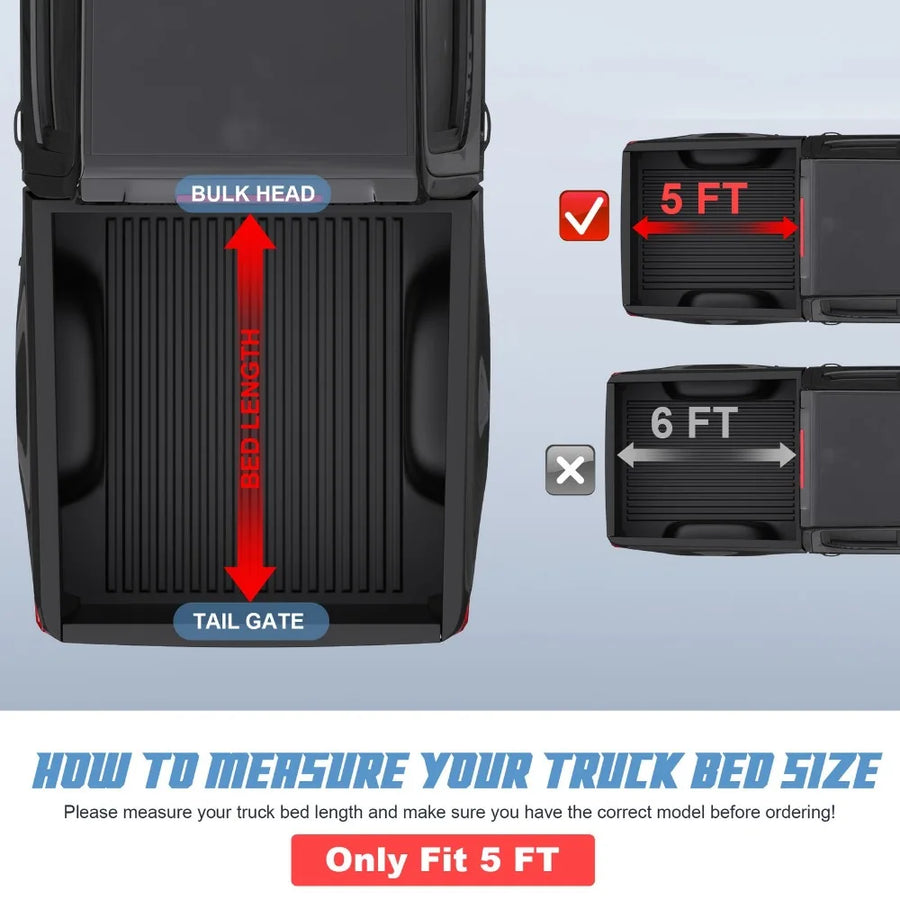 Tri-Fold Tonneau Cover for 2024–2026 Toyota Tacoma