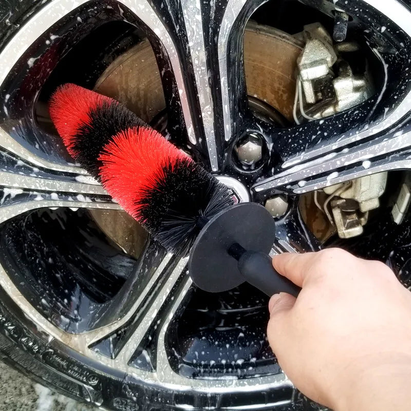 Wheel Cleaning Brushes - Large, Small or 2-Piece Set