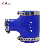 Universal T-Shaped 3-Way Silicone Hose Coupler, 45-76mm