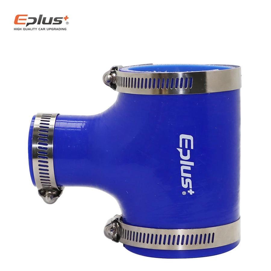 Universal T-Shaped 3-Way Silicone Hose Coupler, 45-76mm