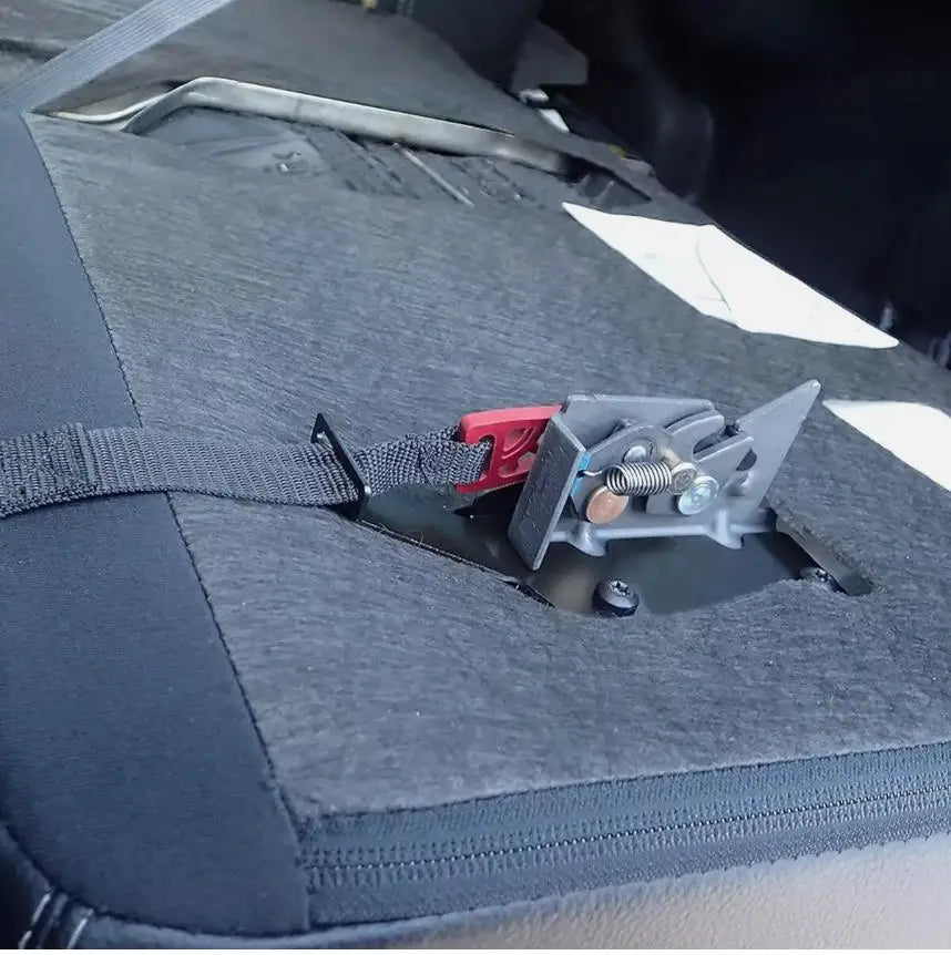 Ford F-Series Rear Seat Release Latch Kit – Black/Red