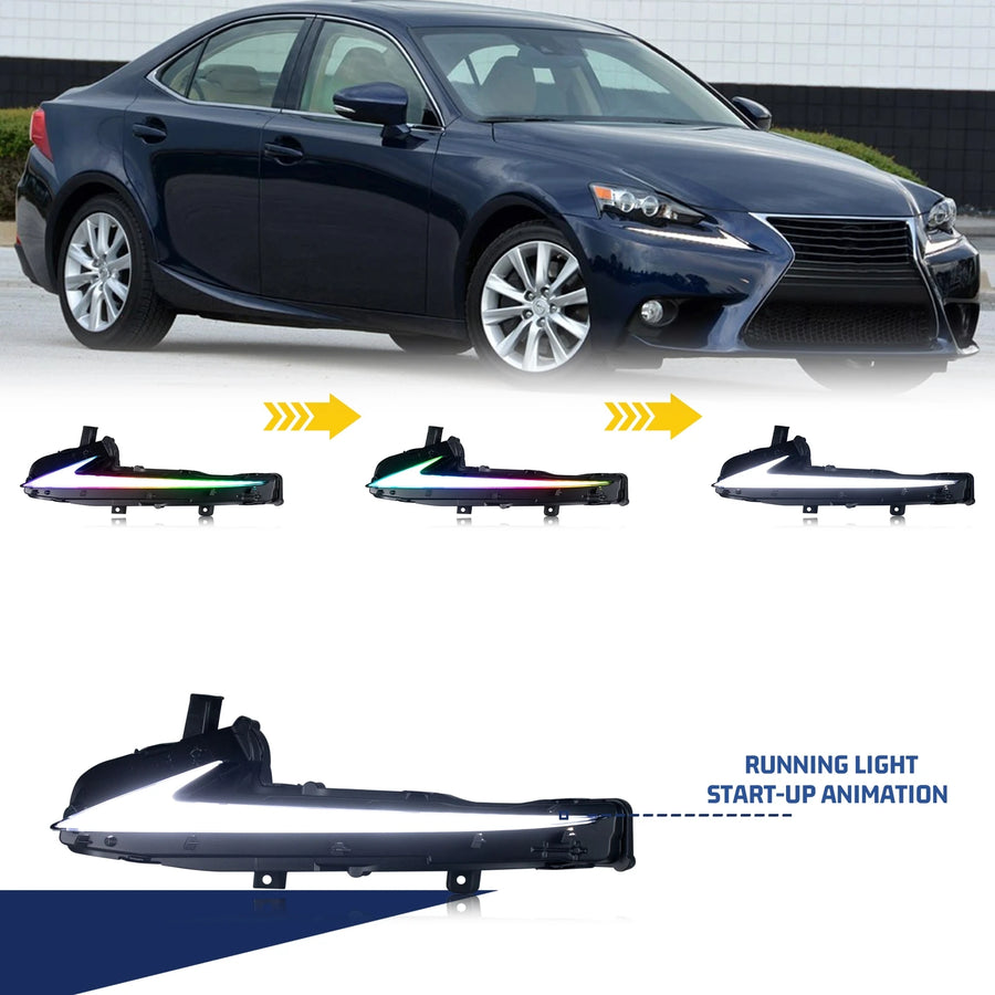 Lexus 3IS RGB LED Daytime Running Light Kit – 2014–2016