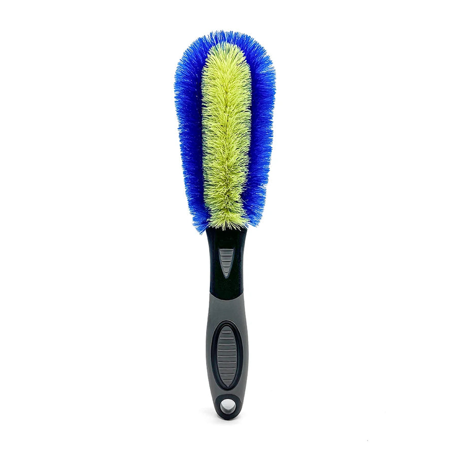 Blue Wheel & Tire Cleaning Brushes - Single or 3-Piece Set