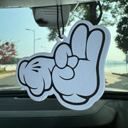 Funny and Interesting Gesture Design Intercontinental Hotel (Hotel Scent) Hanging Car Air Freshener