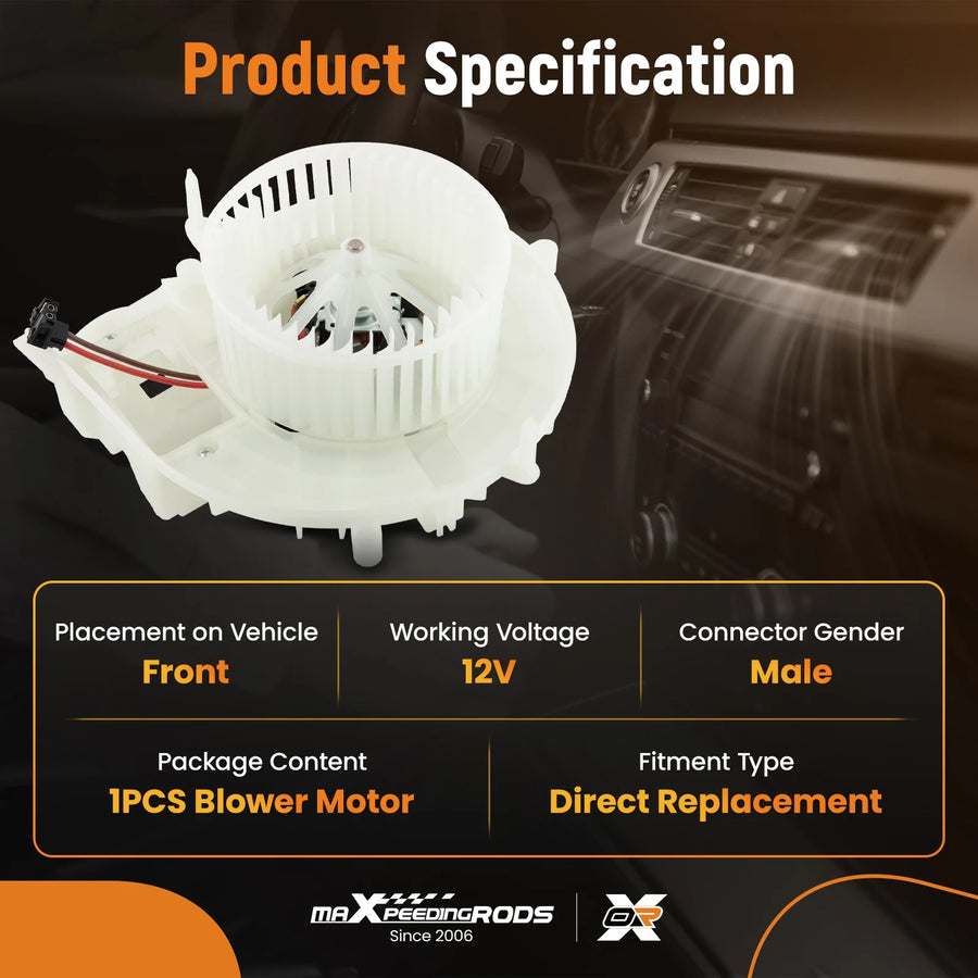 HVAC Blower Motor with Fan for Mercedes-Benz Amg- 2005-2011
