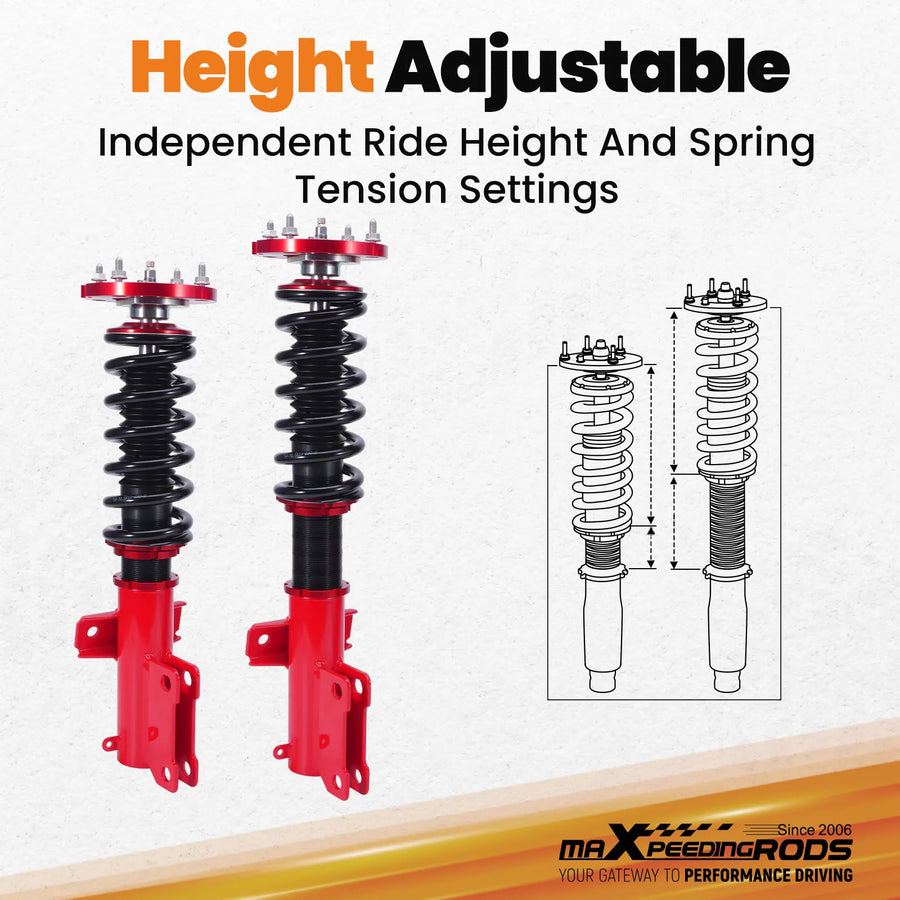 Coilover Suspension Lowering Kit for Ford Mustang GT S-197 Rwd Adjutable Suspension Lowering Kit