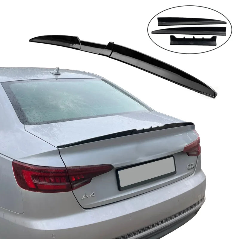 3-Piece Universal Rear Roof Spoiler Kit