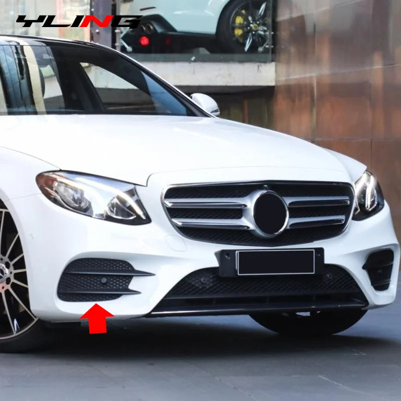Front Bumper Lip & Splitter for 2016–2020 Mercedes-Benz E-Class