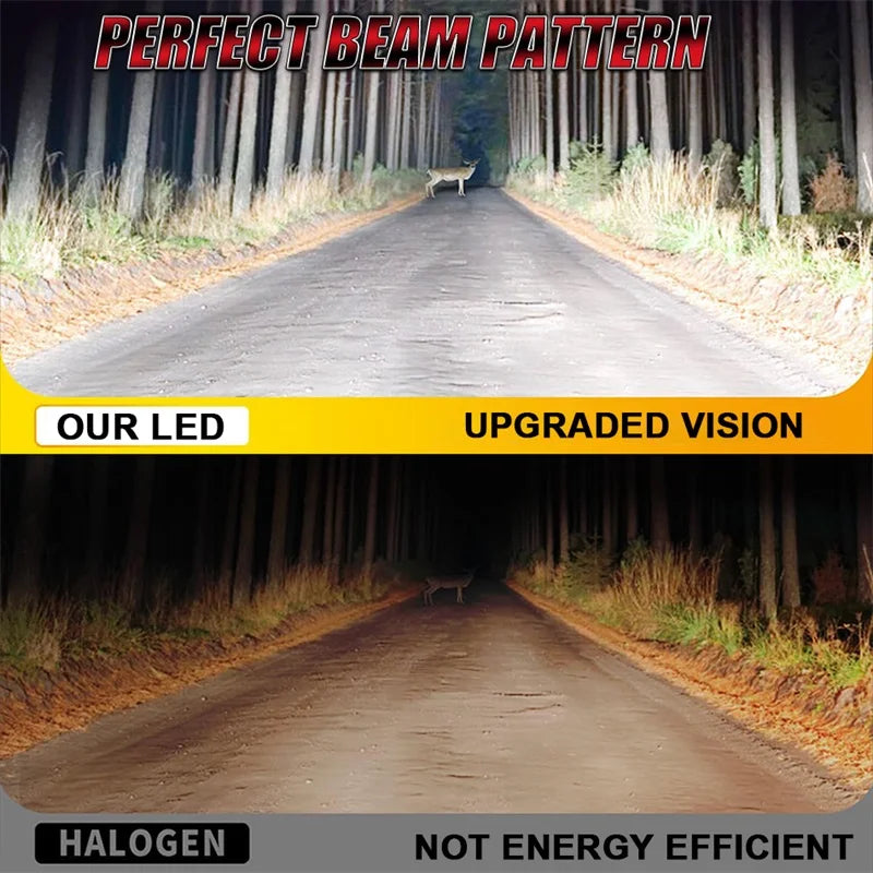 2-Piece H4/H7/H11/9005/9006/9012 LED Headlight Bulb – 6000K, CANBUS