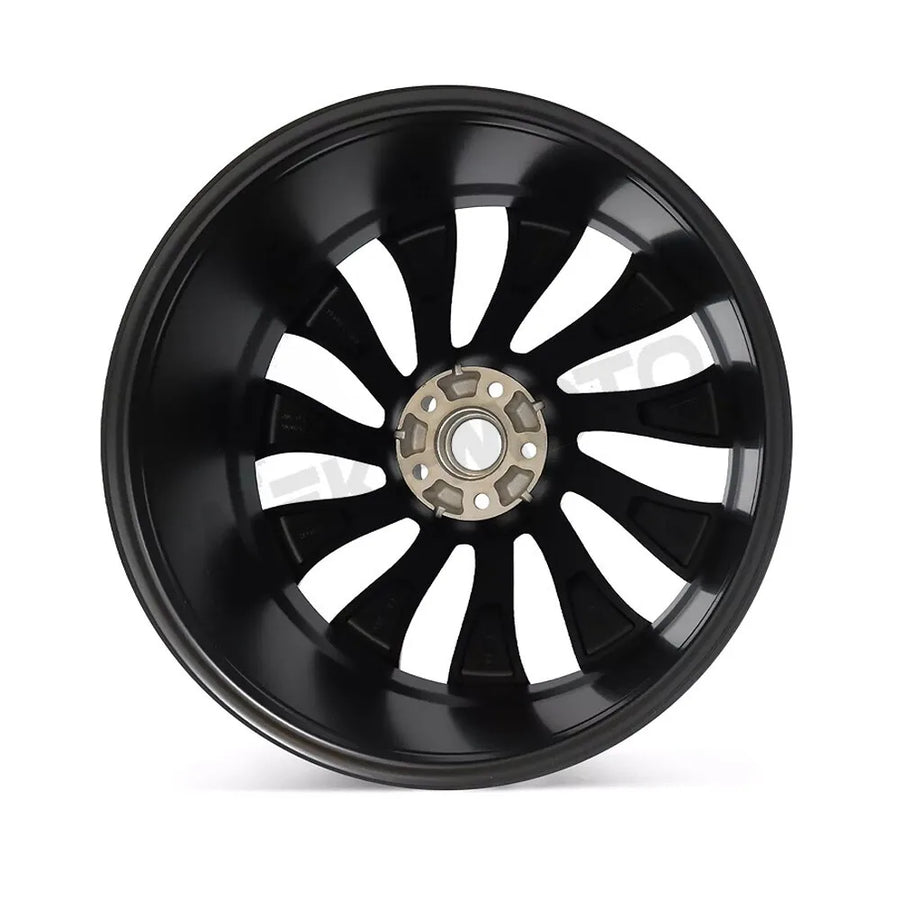 21 × 10.5 in Matte Black Rear Wheel for 2020–2024 Tesla Model Y