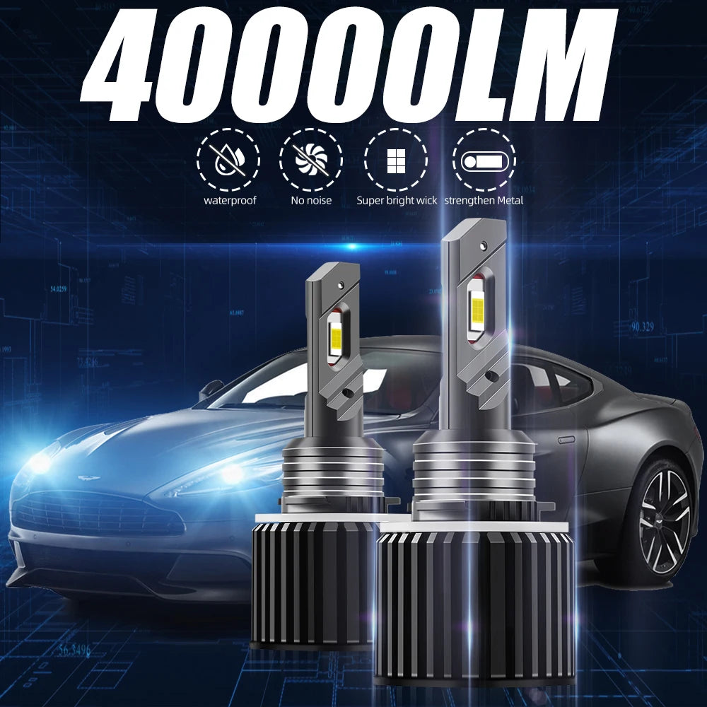 2-Piece H15 LED Headlight Bulb