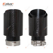 Universal Carbon-Fiber & Stainless Steel Exhaust Tip