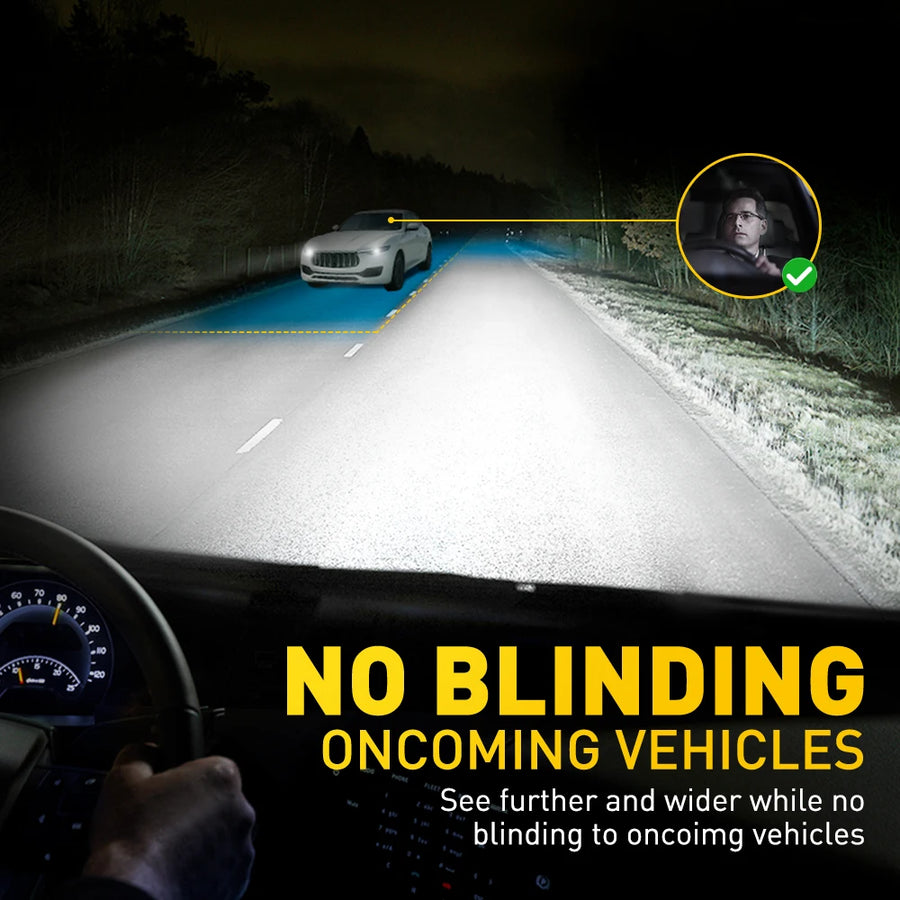 H8B/H9B/H11B LED Headlight Bulbs – 6500K