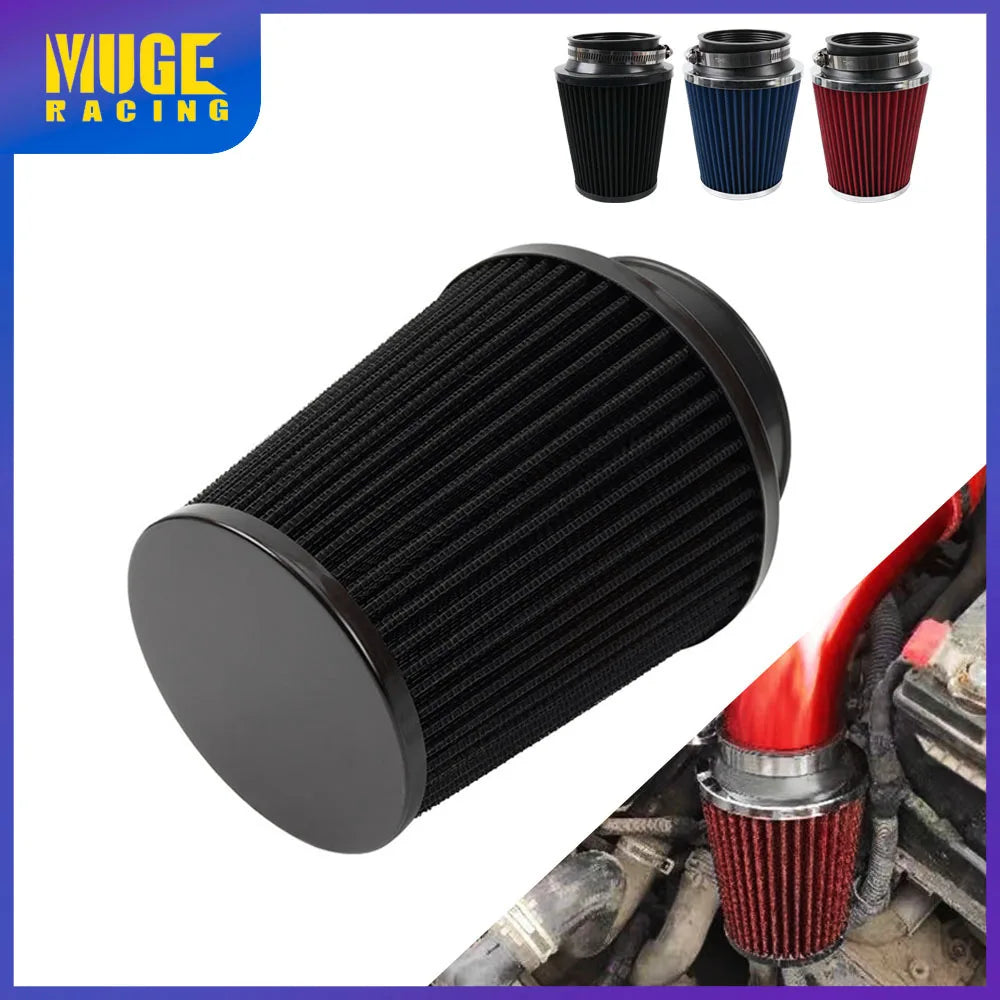 Universal 3-Inch 76mm High-Flow Mesh Cone Air Filter