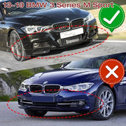 Front Bumper Lip & Splitter for 2012–2018 BMW 3 Series