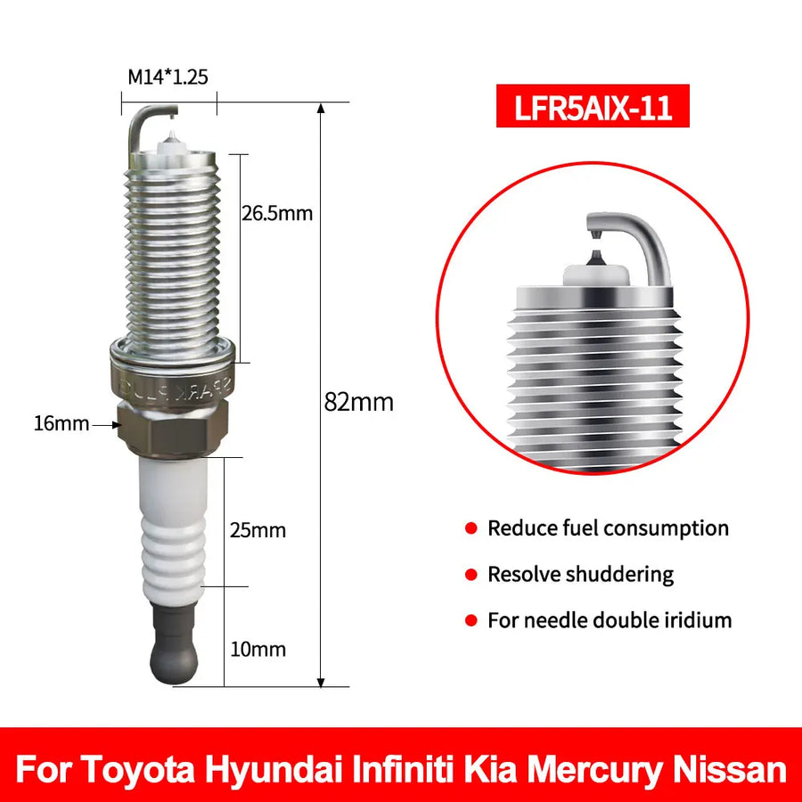 NGK Iridium Spark Plug M095 M096 for Toyota & Nissan & Infiniti Models