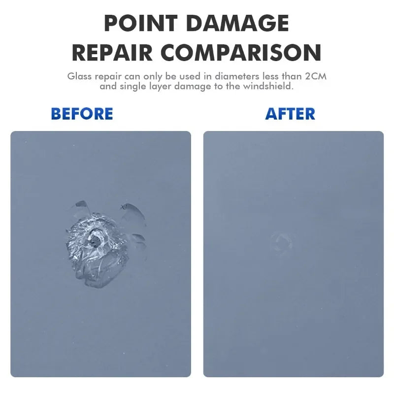 Windshield Chip and Small Crack Repair Resin Kit