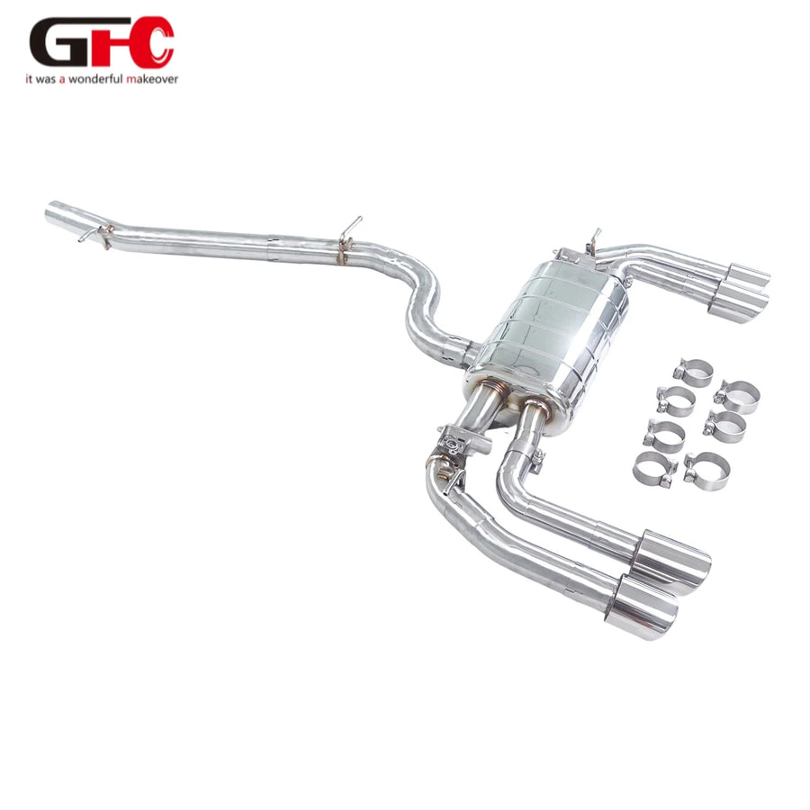 Stainless Steel Valved Cat-Back Exhaust System for SEAT Cupra Ateca 2.0T