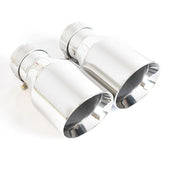 Universal Stainless Steel Exhaust Tip, 76/101mm