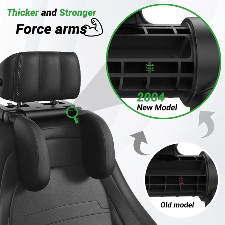 Universal Memory-Foam Car Neck and Headrest Pillow