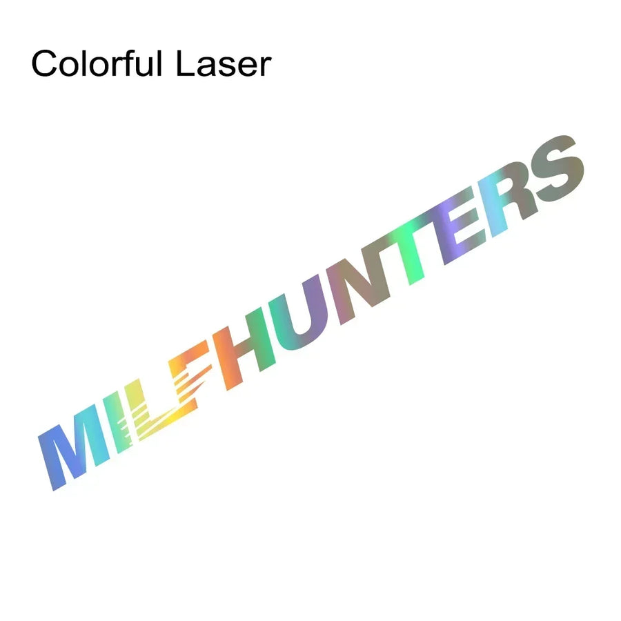 “MILF Hunters” Windshield Vinyl Decal – 100 × 9 cm