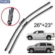 Front Windshield Wiper Blade Set for Toyota Tundra Sequoia 2008-2018